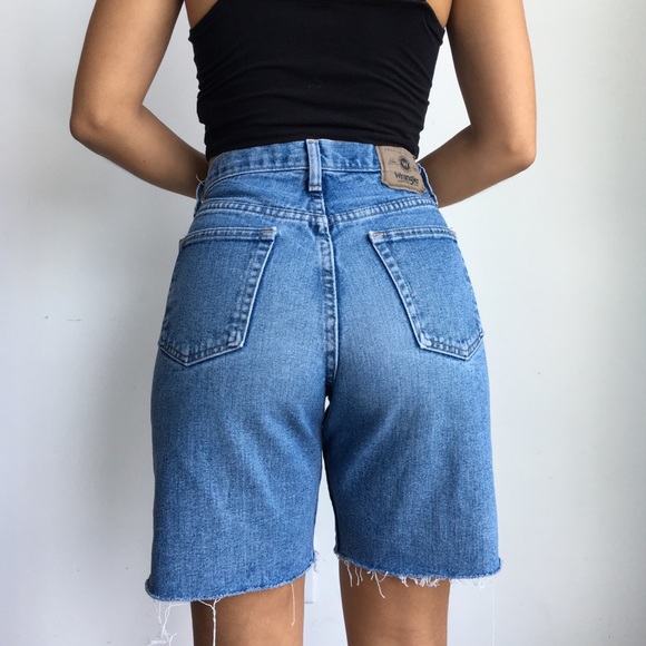 Vintage wrangler cutoff high waist jean shorts w30 - Picture 7 of 8